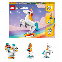 LEGO Creator 3w1 31140 Magiczny jednorożec zestaw klocki