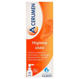 A-Cerumen Spray Preparat do higieny uszu, 40 ml