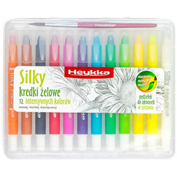 Kredki szkolne dla dzieci żelowe w sztyfcie wykręcane