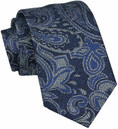 Klasyczny Męski Krawat - ALTIES - Niebieski