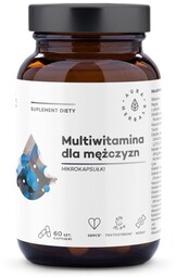Multiwitamina dla mężczyzn, mikrokapsułki, Aura Herbals, 60 kapsułek