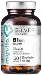 MyVita Silver Witamina B1 Forte, 120 kapsułek