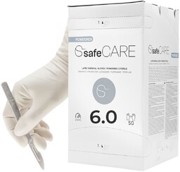 ZARYS Rękawice chirurgiczne lateksowe pudrowane SafeCare - 50