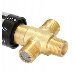 Zawór termostatyczny mieszający mosiądz 3-drożny DN15 do sterowania