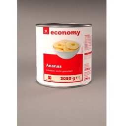 Ananas w plastrach w lekkim syropie 3,05 kg
