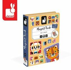 Janod, magnetyczna układanka Magnetibook Puzzle zwierzątka