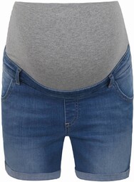 Damskie szorty jeansowe ciążowe niebieskie Bellybutton Maternity, r.38