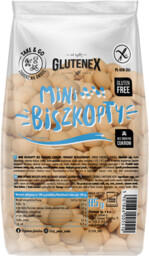 MINI BISZKOPTY BEZ DODATKU CUKRÓW BEZGLUTENOWE 85 G