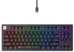 Havit Przewodowa klawiatura gamingowa RGB KB892L (czarna)