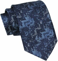 Klasyczny Męski Krawat - ALTIES - Odcienie Niebieskiego