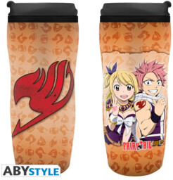 Kubek podróżny Fairy Tail - Lucy, Natsu &