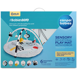 Canpol, Babies, Sensoryczna mata edukacyjna z lusterkiem BabiesBoo