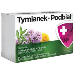 AFLOFARM Tymianek + Podbiał pastylki do ssania, 18