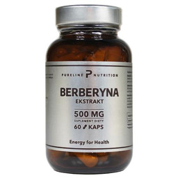 Pureline Nutrition Berberyna Ekstrakt 500 mg, 60 kapsułek