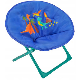 Edinos Niebieskie składane krzesło ogrodowe dziecięce H8-W23