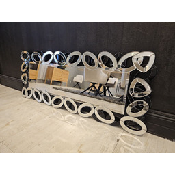 Lustro XANO 130 50 cm dekoracyjna rama, nowoczesna