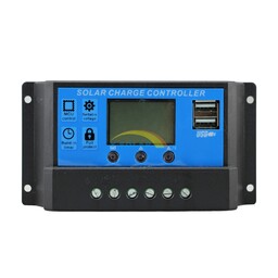 Solarny regulator ładowania PWM 30A LCD+USB na panel