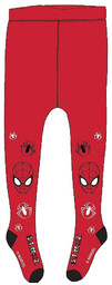 Chłopięce rajstopy bawełniane Disney Spider-Man Czerowne