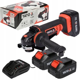 Yato Szlifierka Kątowa Polerka Akumulatorowa YT-82828 2 Akumulatory