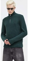 Abercrombie &amp;amp;amp; Fitch sweter męski kolor zielony
