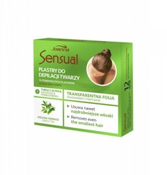 JOANNA Sensual Transparentne plastry do depilacji twarzy -
