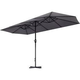 Parasol ogrodowy Castela 450 cm - Szary