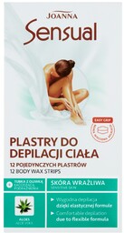 Joanna Sensual Plastry do depilacji ciała 12 sztuk