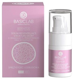 BASICLAB Serum regenerujące strukturę skóry z ceramidami 1%,