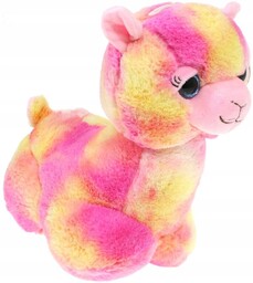 Maskotka Alpaka Lama różowa - 35cm
