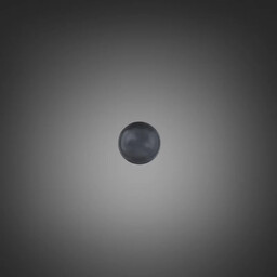 Klosz z dmuchanego szkła Globe Średni Dymiony