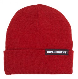 czapka zimowa INDEPENDENT - Bar Beanie Cardinal Red