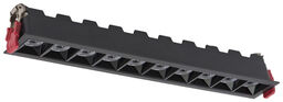 Oprawa sufitowa podtynkowa MIDI LED BLACK 39.7cm 40W