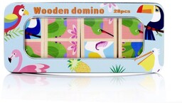 Domino drewniane Ptaszki 127359
