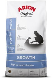 ARION Original Growth Puppy Medium ze świeżym kurczakiem