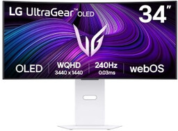 LG UltraGear 34GX90SA-W 34" UWQHD OLED 240Hz 0,03ms