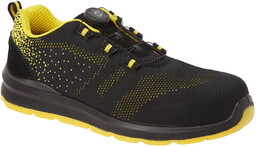 PORTWEST FT08 BUT SPORTOWY PORTWEST COMPOSITELITE S1P; CZARNY/ŻÓŁTY