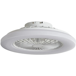Wentylator sufitowy LED Vedin, Ø 49 cm, biały,