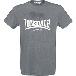 Lonsdale London Gargrave T-shirt męski antracyt Basics, Casual
