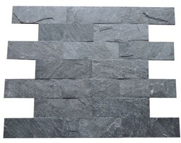 Kamień elewacyjny-dekoracyjny kwarcytowy Silver Grey Brick 10x30