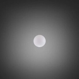 Klosz z dmuchanego szkła Globe Średni Mleczny