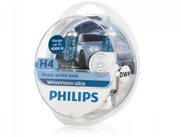 Philips H4 White Vision ultra - 2 sztuki