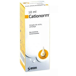 Cationorm nawilżające krople do oczu, 10 ml