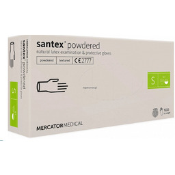RMM-SANTEXFT - Rękawice lateksowe diagnostyczne, santex powdered (FINGERTIP