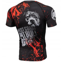 Pit Bull Rashguard Blood Dog Shortsleeve