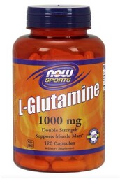 NOW Foods L-Glutamina 1000 mg, 120kaps.