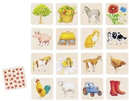 Memo Pojazdy, gra planszowa, Goki