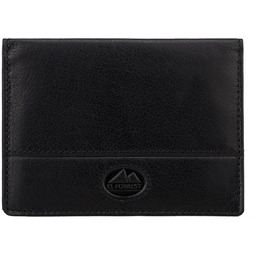 Pionowe Skórzane duże składane etui na dokumenty karty