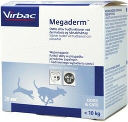 VIRBAC Megaderm 28x4 ml suplement diety dla psów