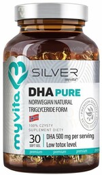 Kwasy Tłuszczowe DHA Silver Pure, MyVita