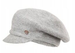 Kaszkiet damski CLEO Jasny szary